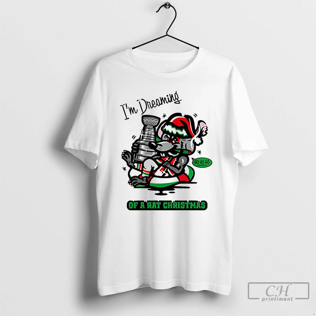 Classic Florida Panthers Im Dreaming Of A Rat Christmas