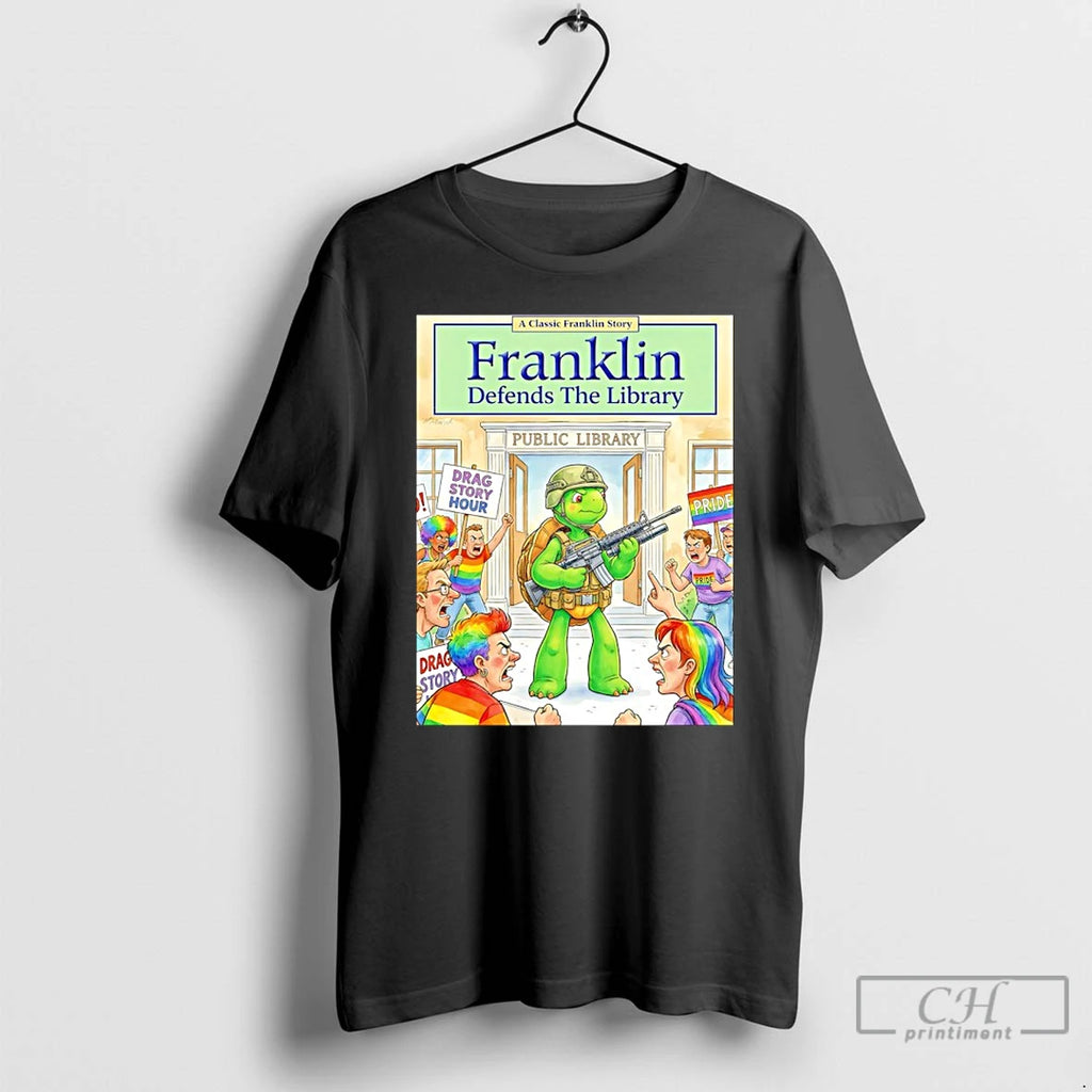 Classic Franklin Defends The Library