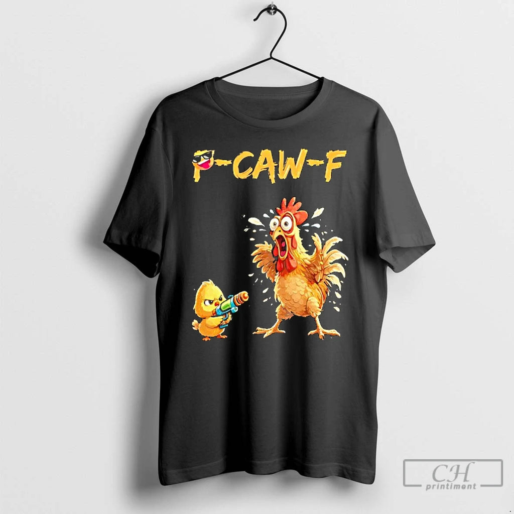 Classic Funny Rooster Caw F Chicken