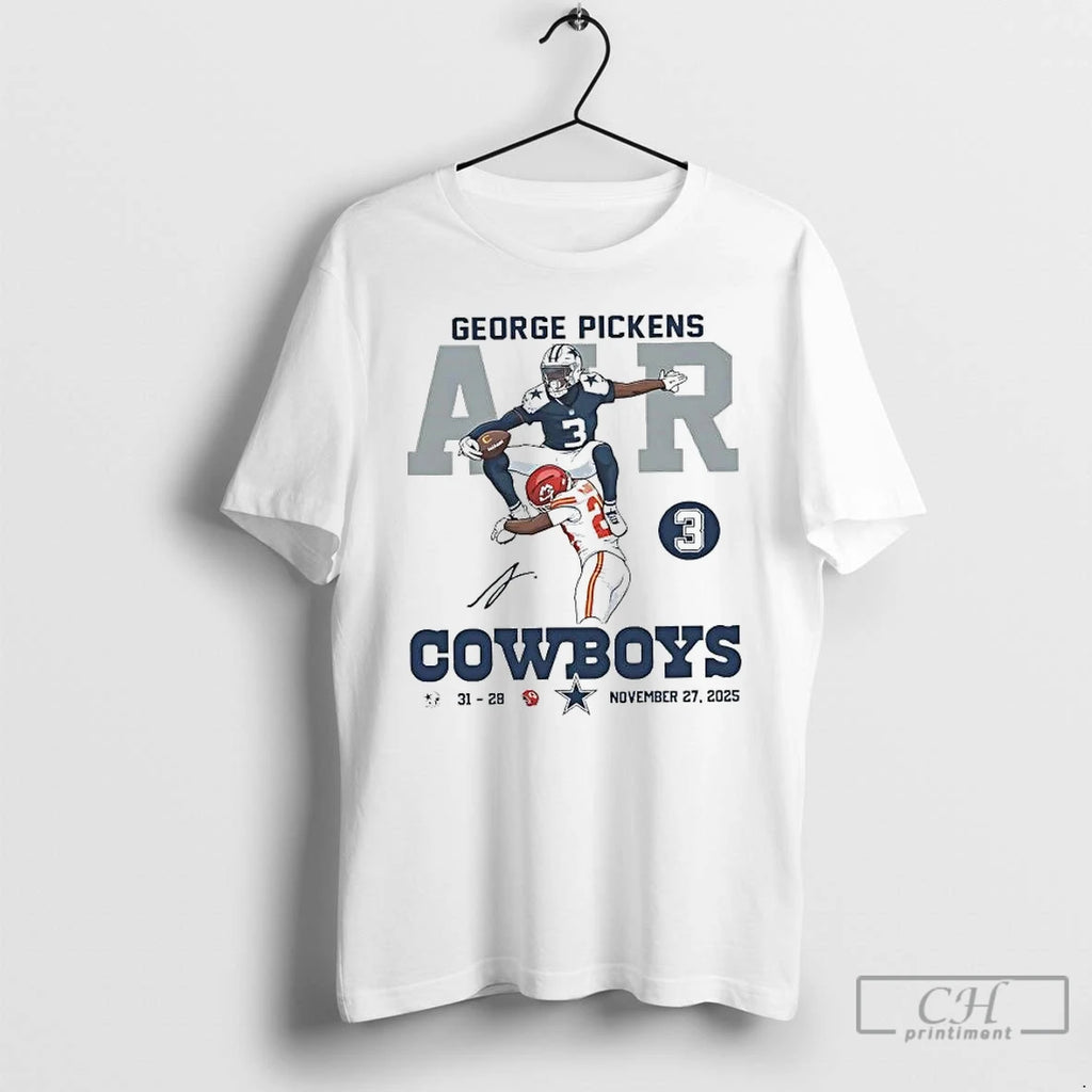 Classic George Pickens Air Hurdle Dallas Cowboys