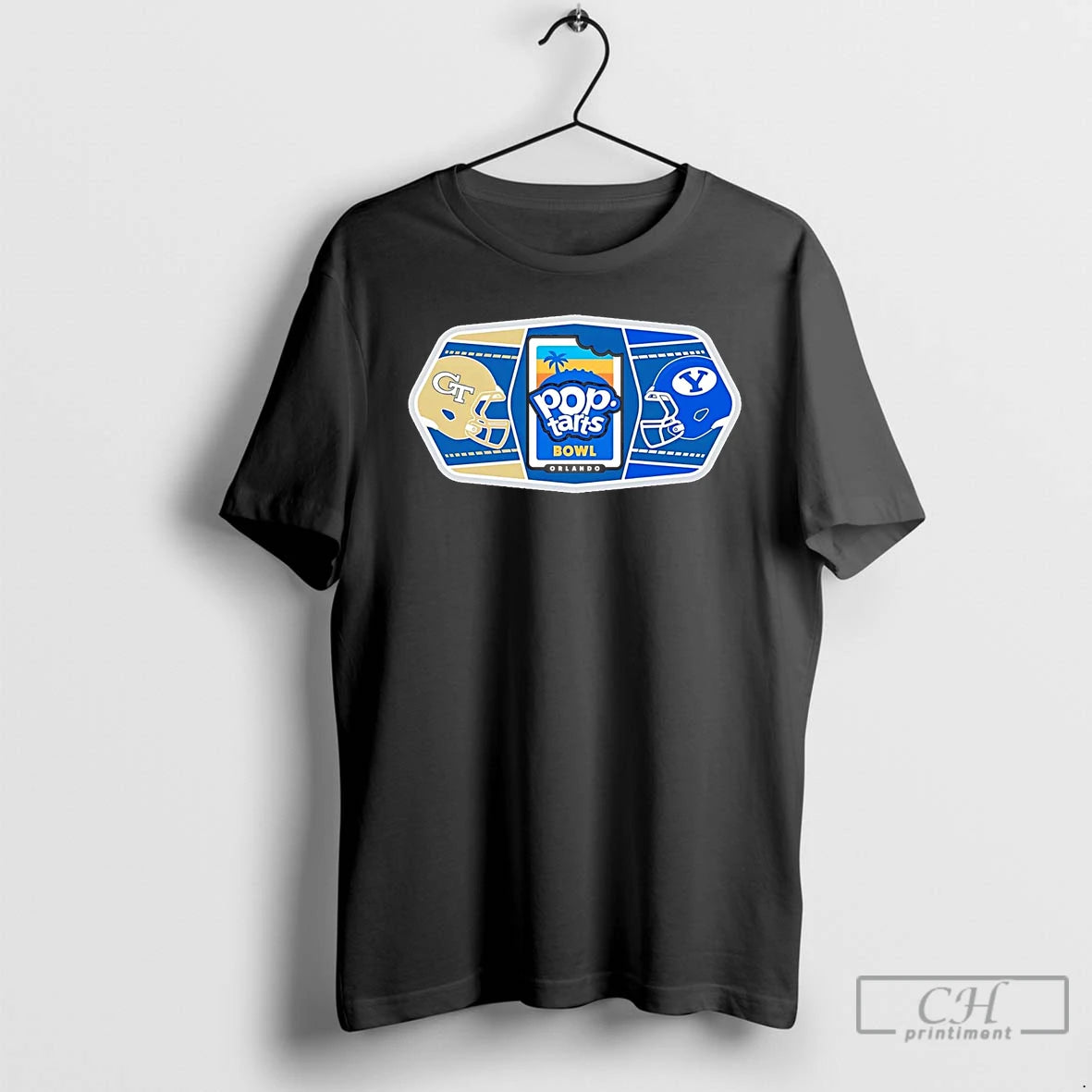 Classic Georgia Tech Yellow Jackets Vs Byu Cougars 2025 Pop Tarts Bowl Helmet T Shirts