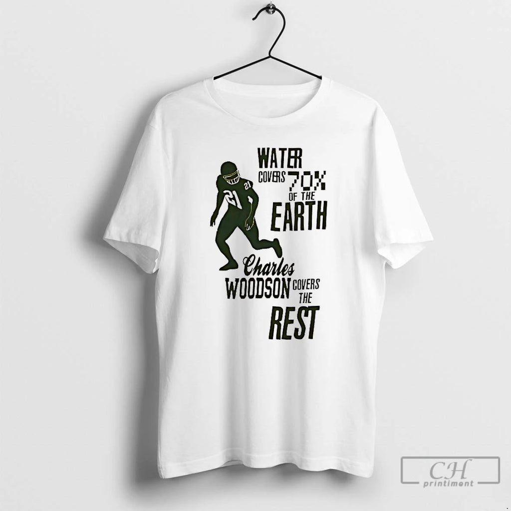 Classic Green Bay Packers Water Covers 70 Of The Earth Charles Woodson Covers The Rest