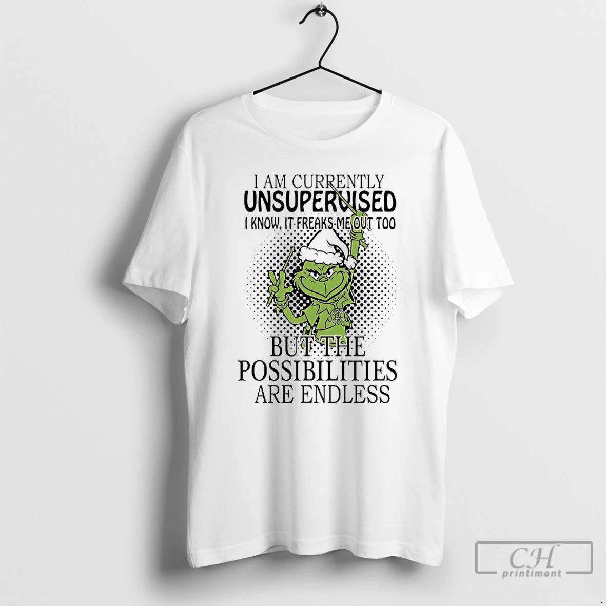 Classic Grinch I Am Currently Unsupervised I Know It Freaks Me Out Too But The