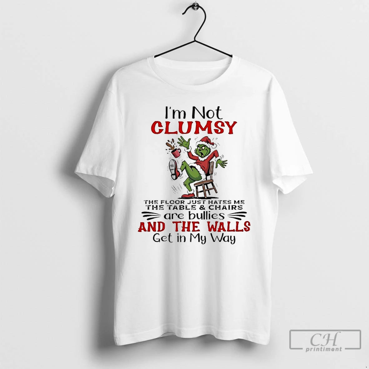 Classic Grinch Im Not Clumsy Christmas 2025