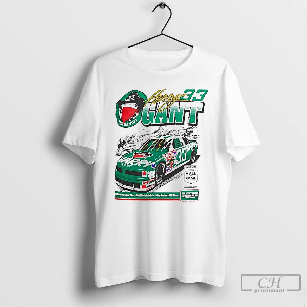 Classic Harry Gant The Bandit Nascar Hall Of Fame Class Of 2026 T Shirts Sweater
