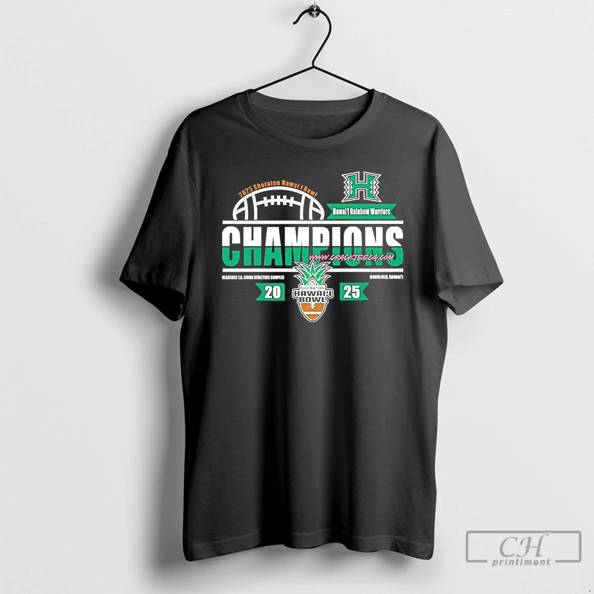 Classic Hawaii Rainbow Warriors Football 2025 Sheraton Hawaii Bowl Champions