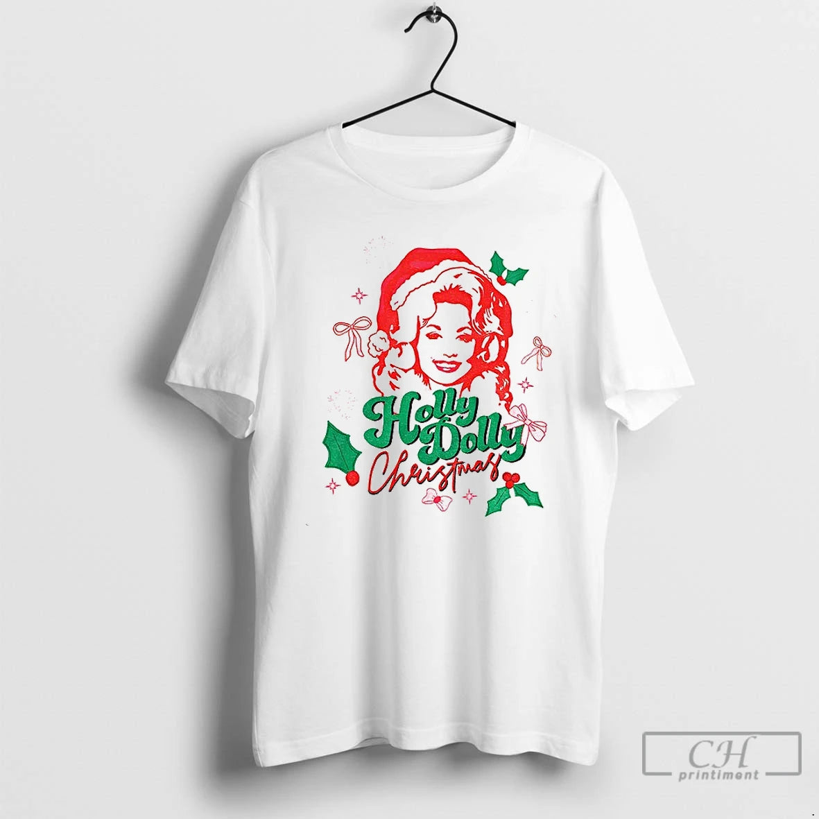 Classic Holly Dolly Coquette Western Merry Christmas