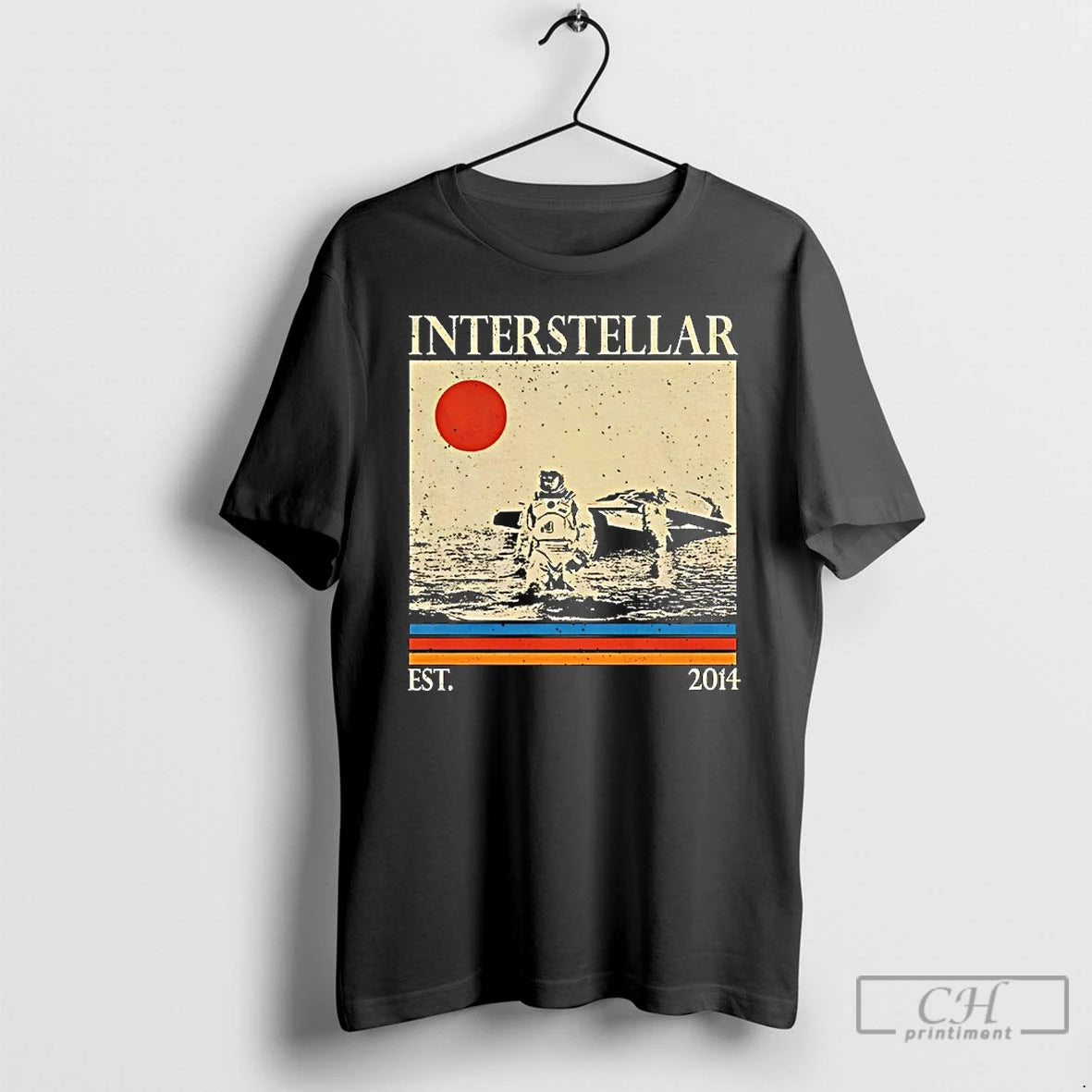 Classic Interstellar Movie Est 2014 Japan Flag Vintage