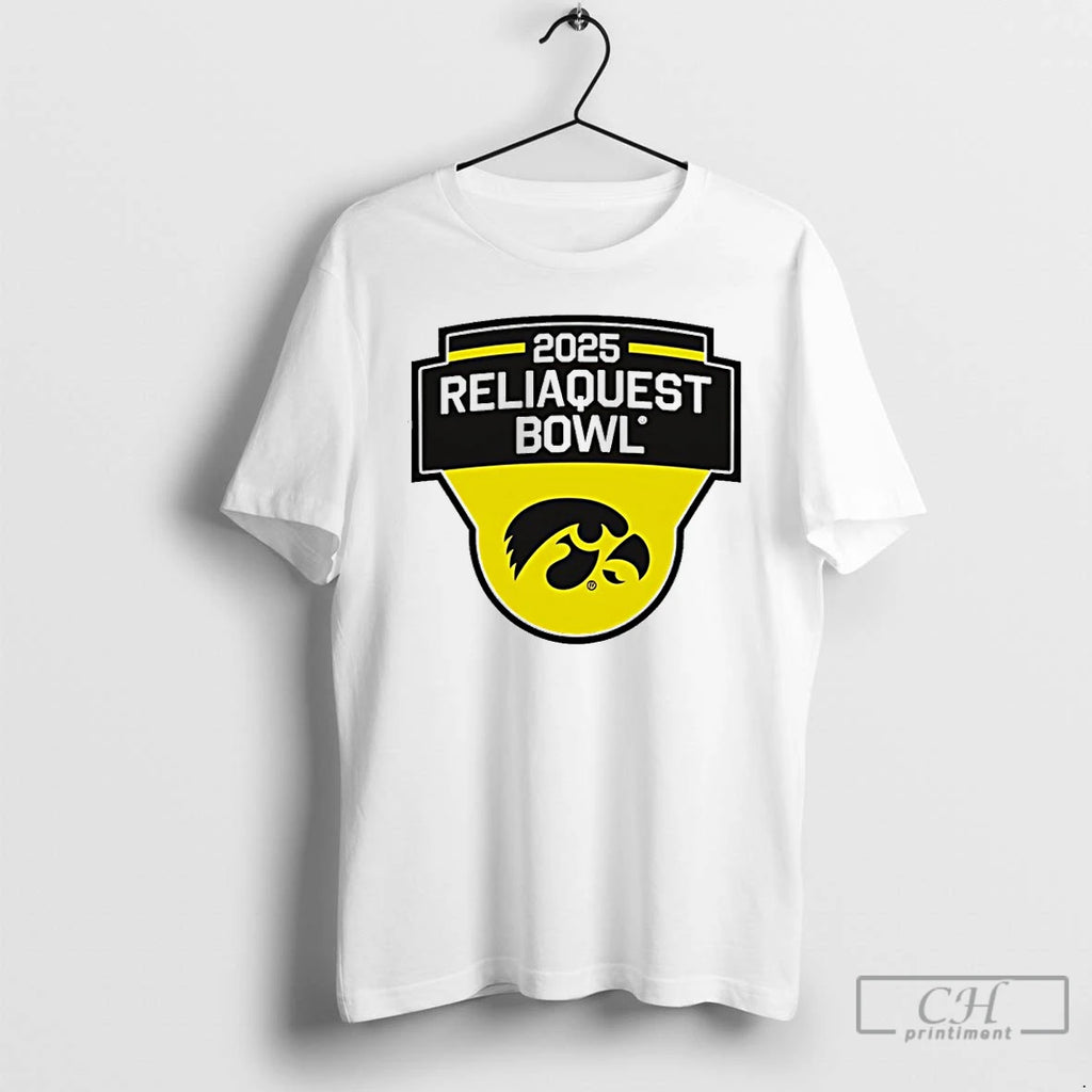 Classic Iowa Hawkeyes 2025 Reliaquest Bowl Logo