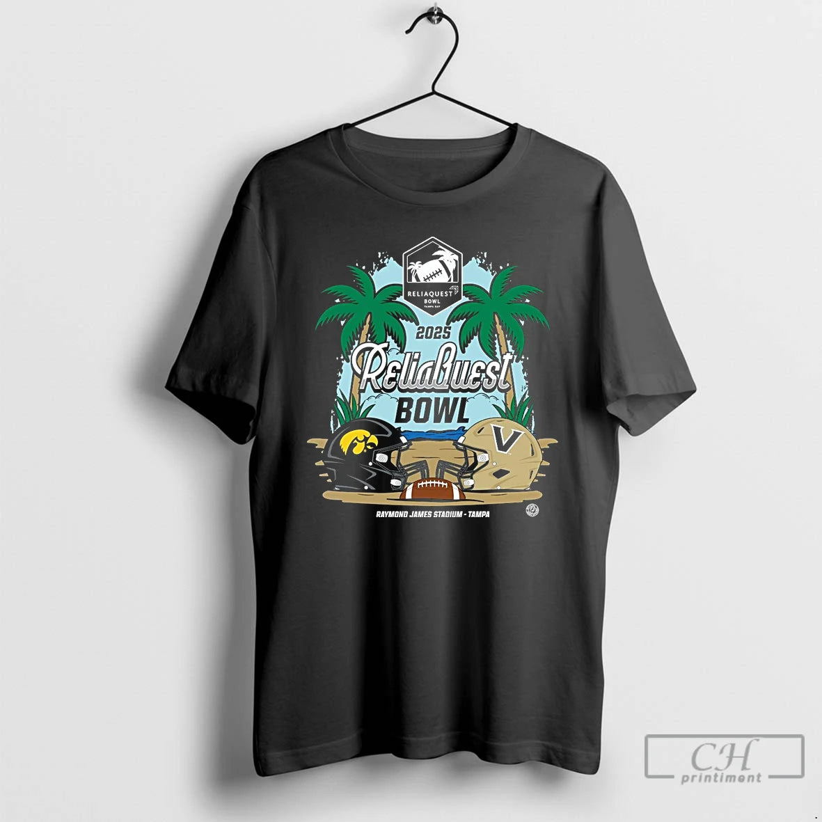 Classic Iowa Hawkeyes Vs Vanderbilt Commodores 2025 Reliaquest Bowl Head To Head T Shirts Sweater