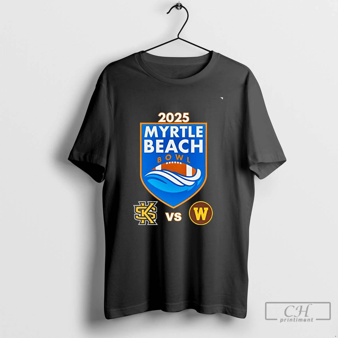 Classic Kennesaw State Owls Vs Western Michigan Broncos 2025 Myrtle Beach Bowl Chriast T Shirts