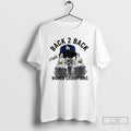 Classic Kike Hernandez Middle Finger Back 2 Back World Series Champs 2025 Signature T Shirts