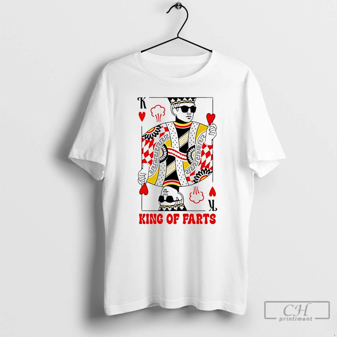 Classic King Of Farts Cards Retro