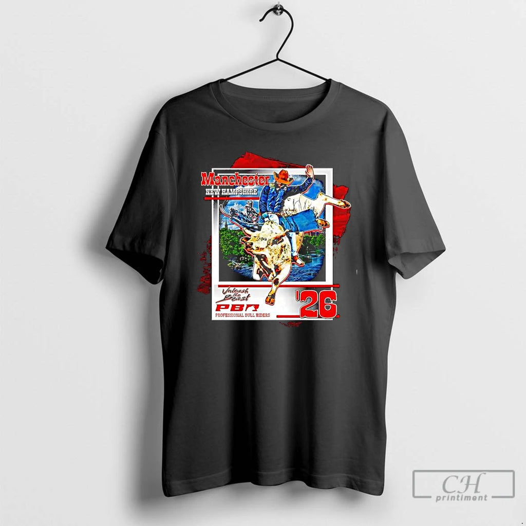 Classic Manchester Utb Tour City New Hampshire Pbr 26 Graphic