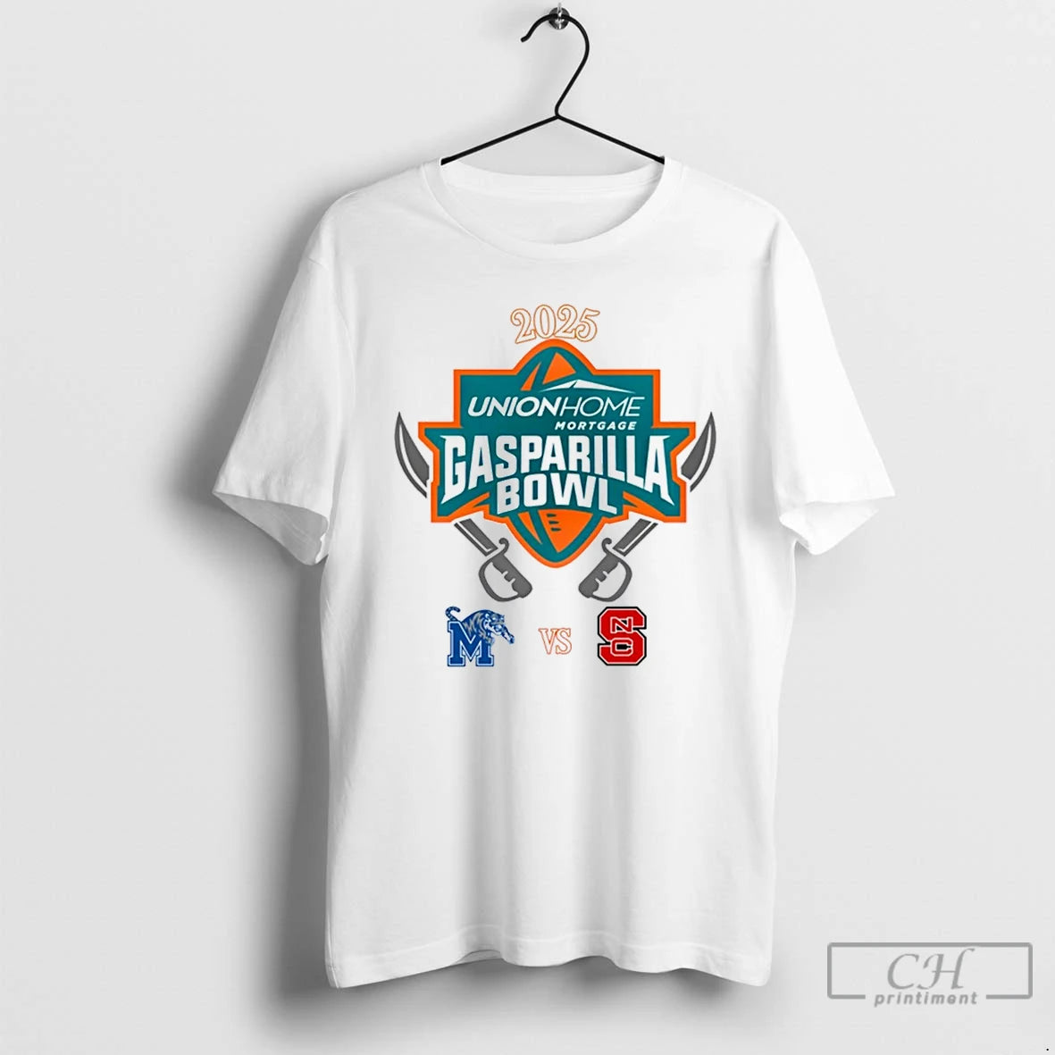 Classic Memphis Tigers Vs Nc State Wolfpack 2025 Gasparilla Bowl Christmas