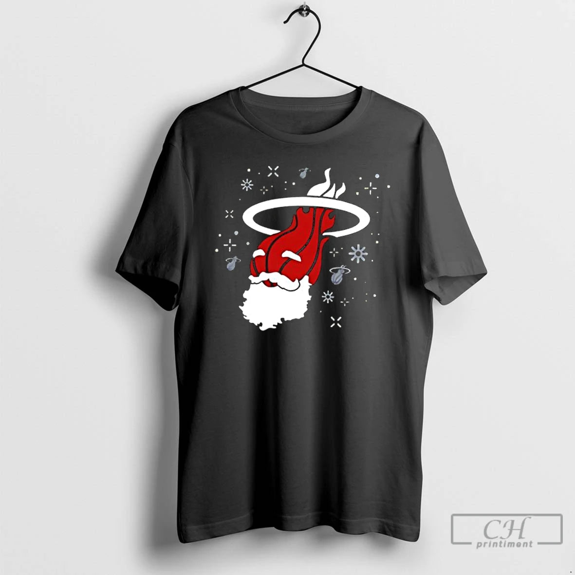 Classic Miami Heat Ho Ho Heat Logo
