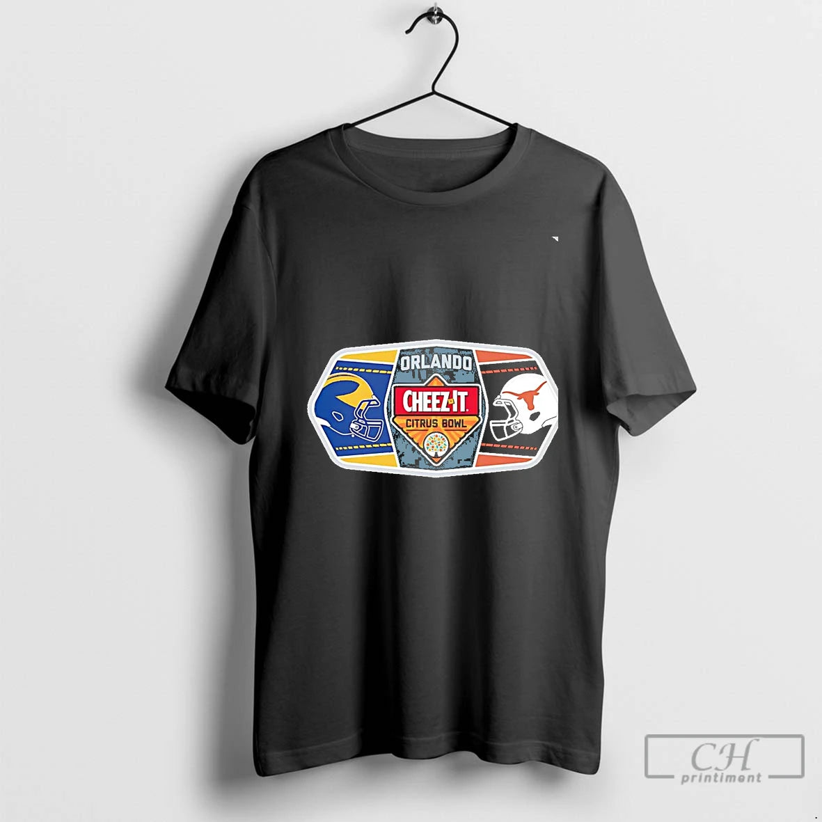 Classic Michigan Wolverines Vs Texas Longhorns 2025 Cheez It Citrus Bowl Orlando Chriast T Shirts
