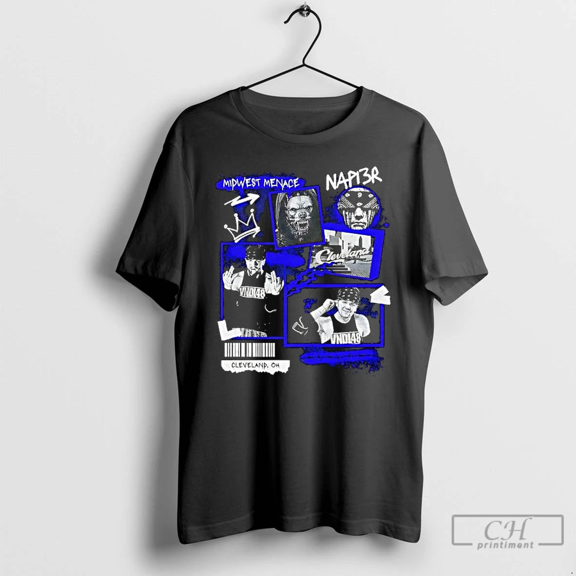 Classic Midwest Menace Napi3r Cleveland Oh Graphic