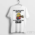 Classic Minion Dear Old Man Winter Bite Me Im Too Old For This Crap Christmas