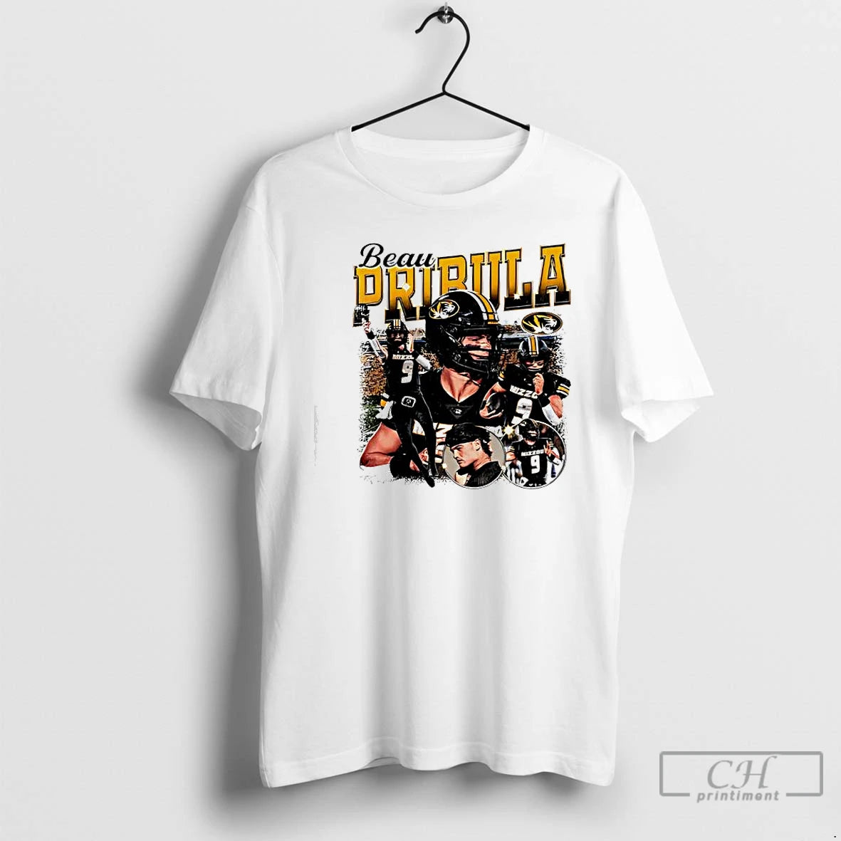 Classic Mizzou Tigers Nil Beau Pribula 9 Player