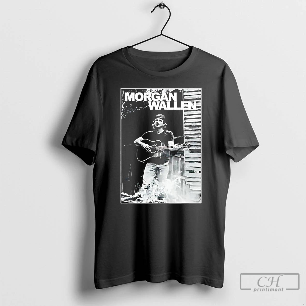 Classic Morgan Wallen Guitar Photo Graphic
