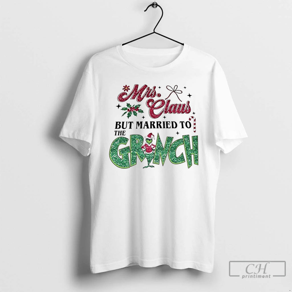 Classic Mrs Claus But Married To The Grinch Christmas 2025