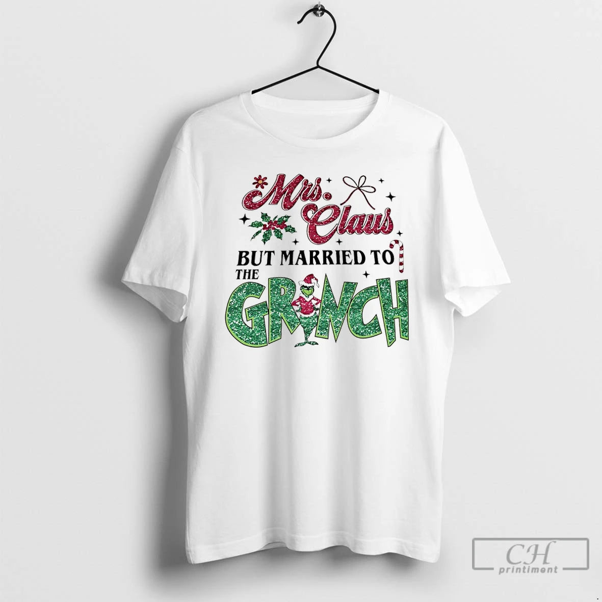 Classic Mrs Claus But Married To The Grinch Christmas 2025