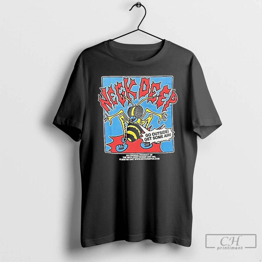 Classic Neck Deep Go Outside Get Some Air Graphic