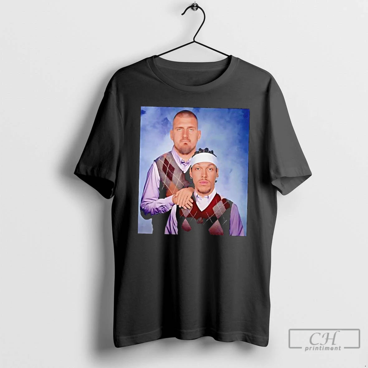 Classic Nikola Jokic Aaron Gordon Basketball Vintage Denver Step Brothers