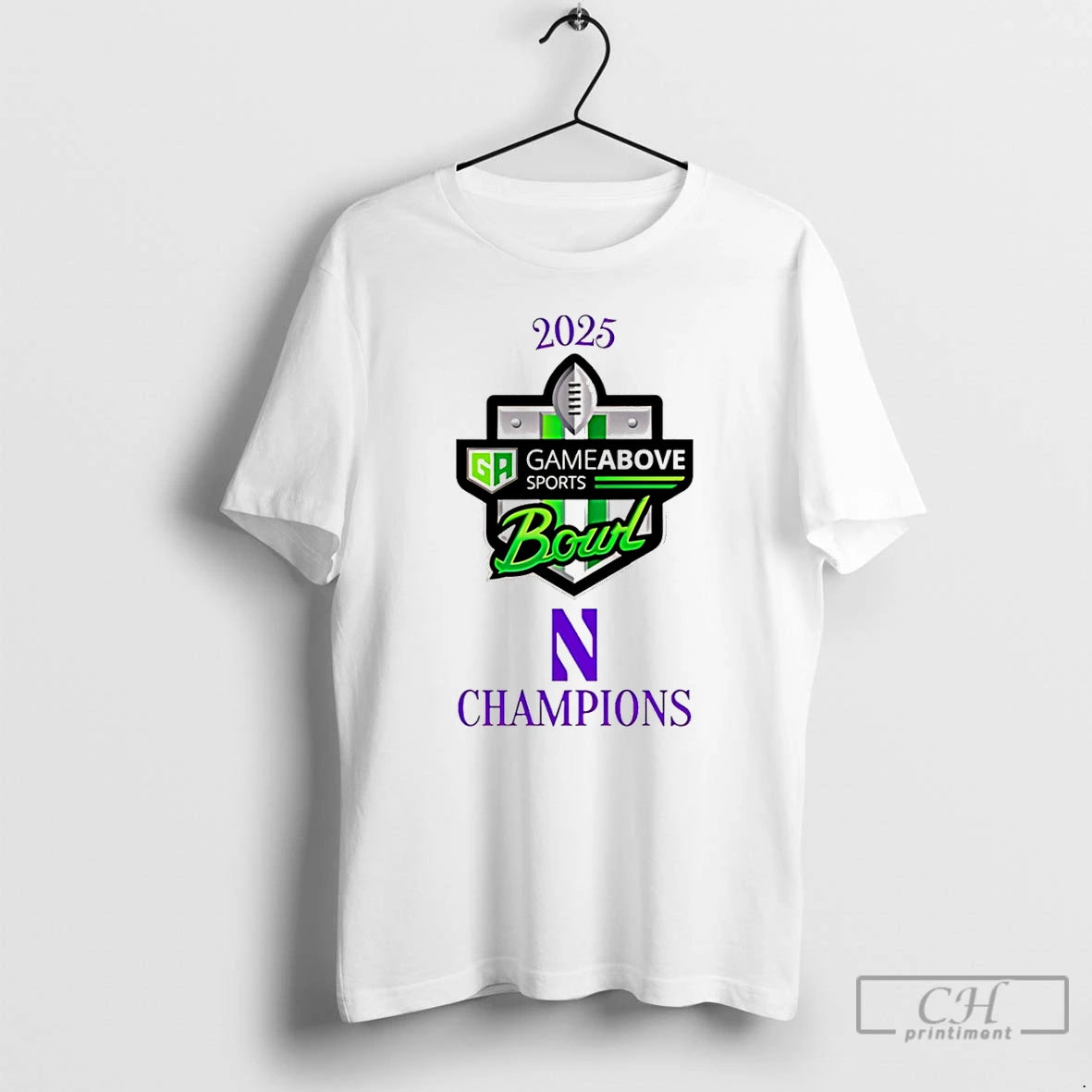 Classic Northwestern Wildcats Nu 2025 Gameabove Sports Bowl Champions Football