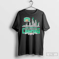 Classic Ohio Bobcats 2025 Scooters Coffee Frisco Bowl Champions Player Names City Skyline T Shirts
