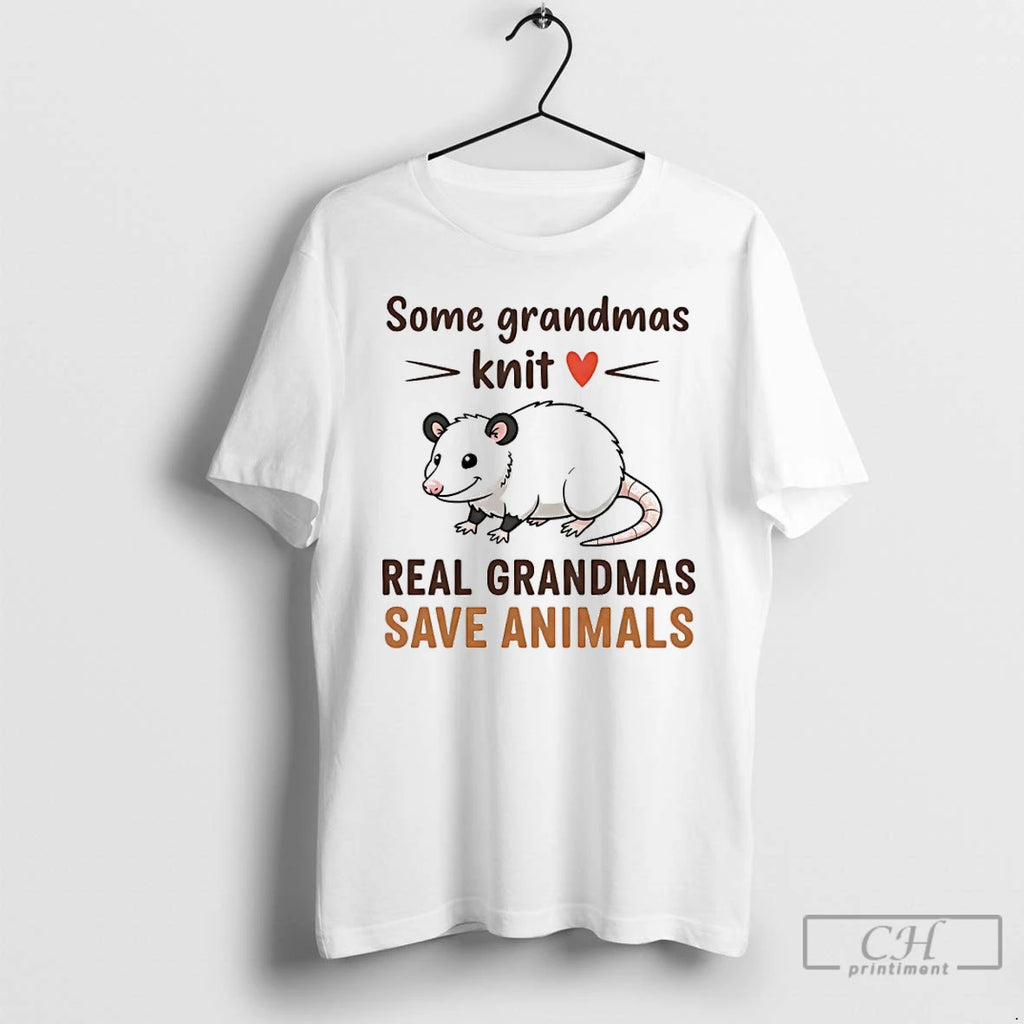 Classic Opossum Some Grandmas Knit Real Grandmas Save Animals