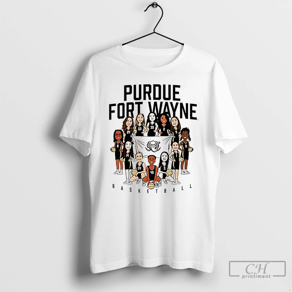 Classic Pfw Womens Basketball Ncaa Team Caricature 25 26