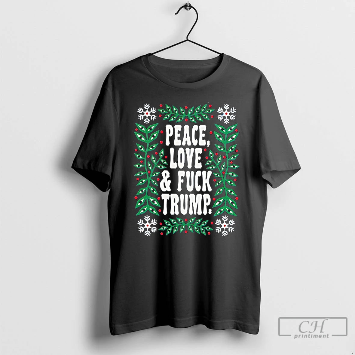 Classic Peace Love And Fuck Trump