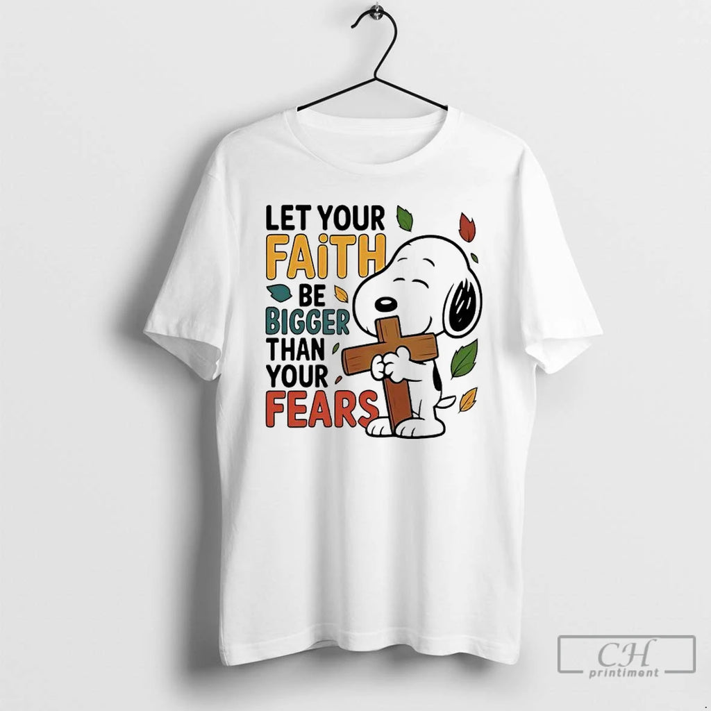 Classic Peanuts Cross Let Your Faith Be Bigger Than Your Fears