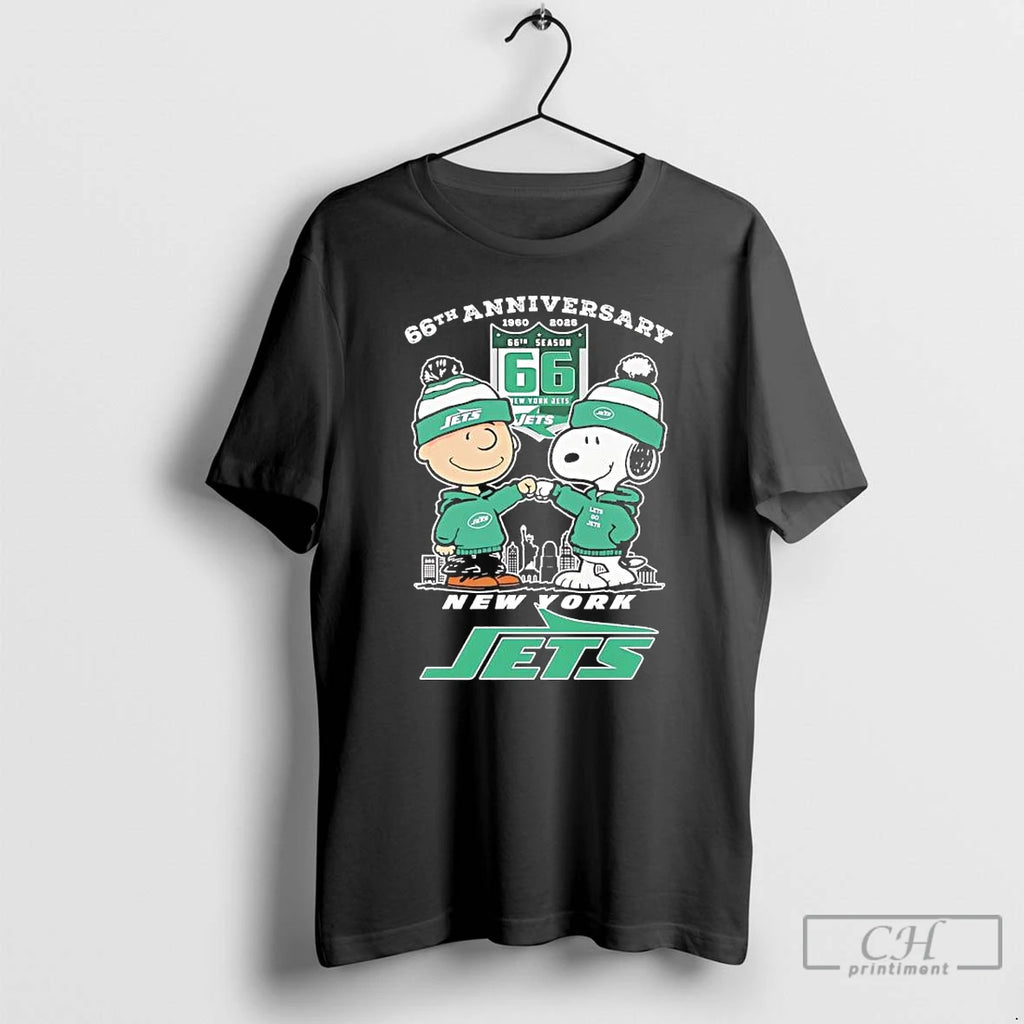 Classic Peanuts X New York Jets 1960 2025 66th Anniversary