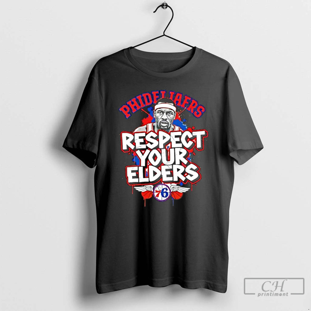 Classic Philadelphia 76ers Respect Your Elders