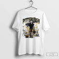 Classic Pittsburgh Football Skeleton Bootleg Skyline
