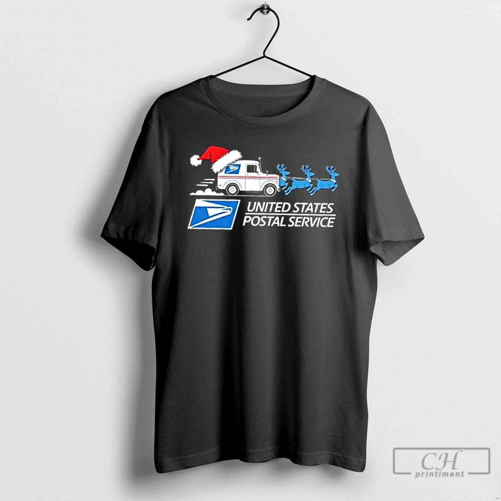 Classic Postal Worker United States Postal Service Usps Merry Christmas