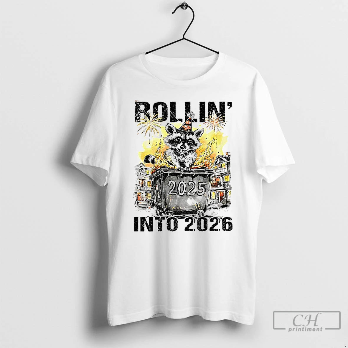 Classic Raccoon Feral Girl Rollin Into 2026