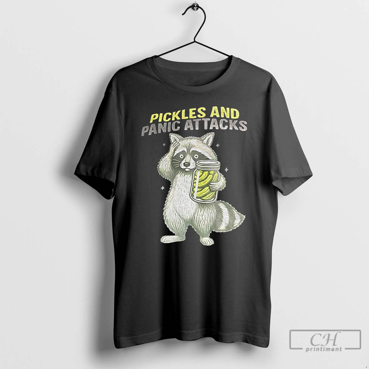 Classic Raccoon Pickles And Panic Attacks Vintage