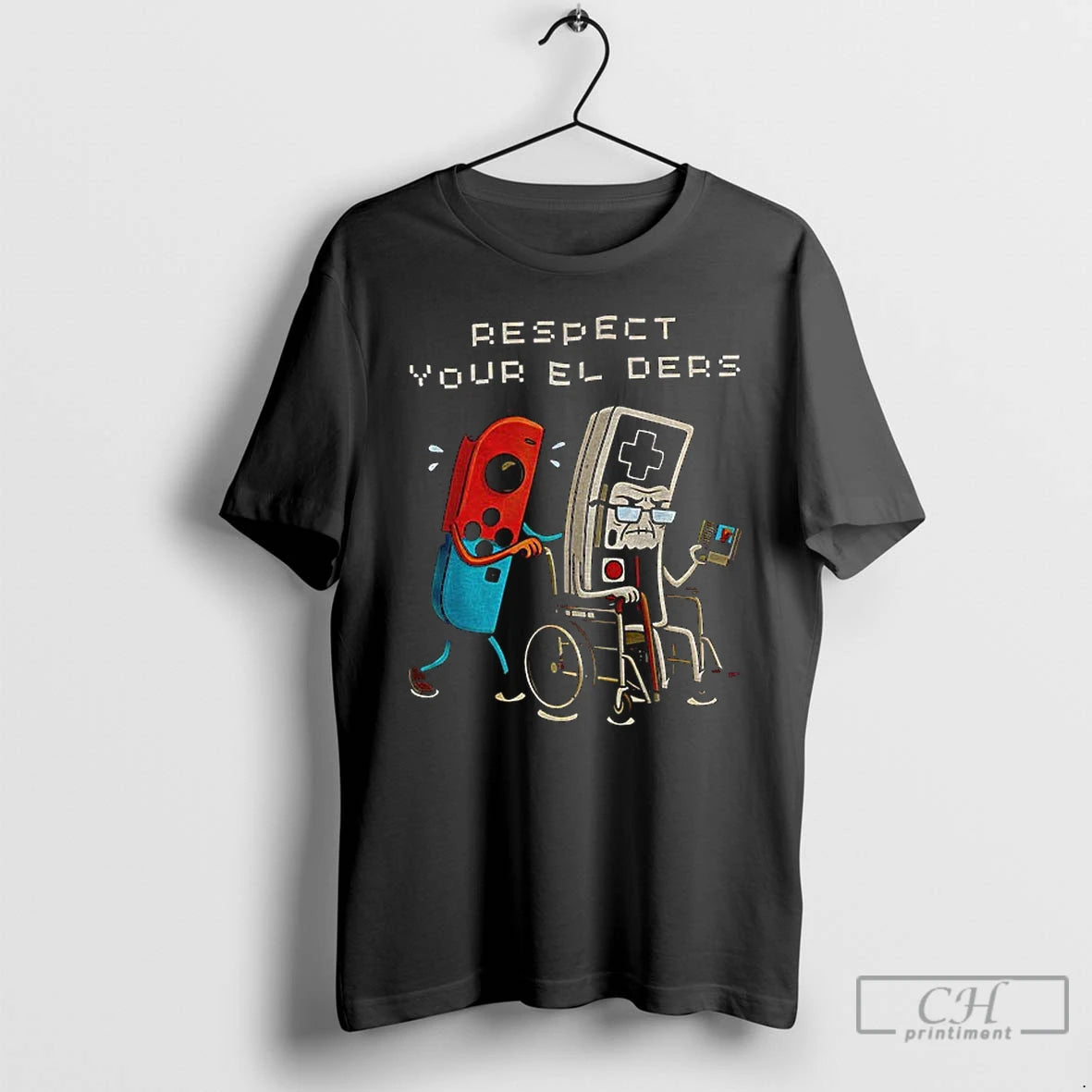 Classic Respect Your Elders Retro Gaming Funny