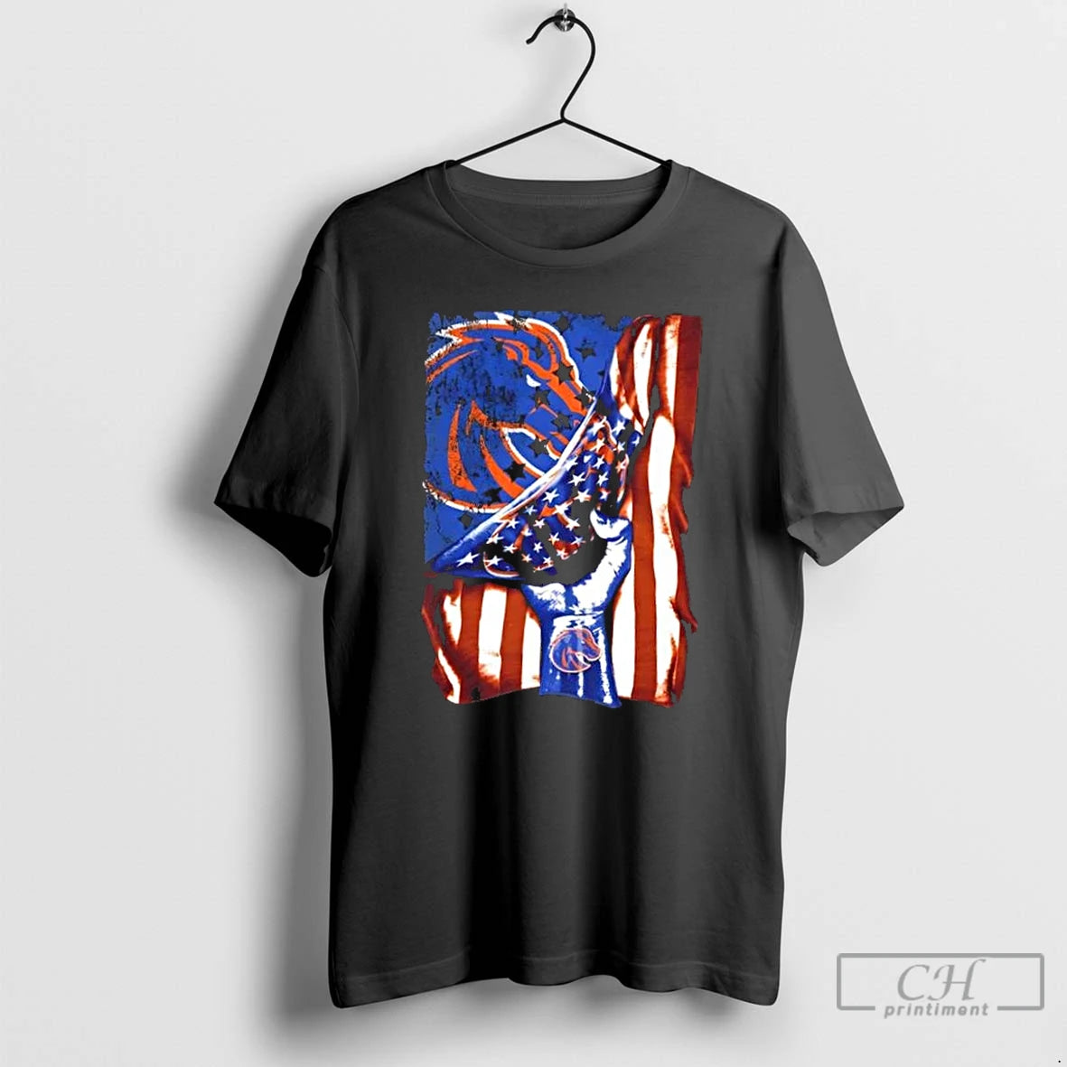 Classic Revealing The Glory Boise State Broncos X Usa Flag