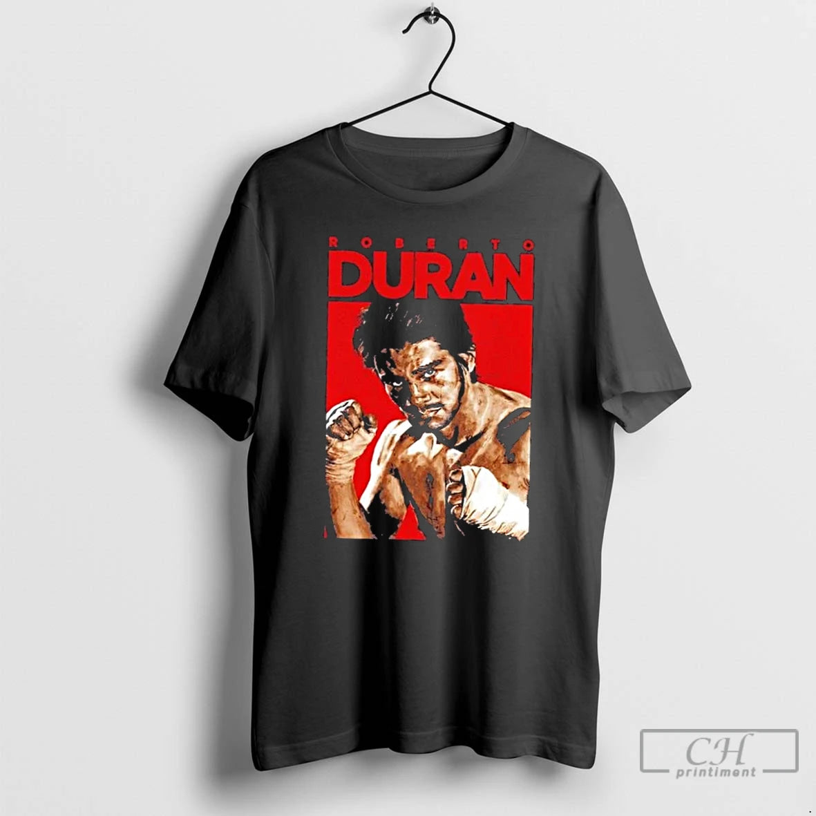 Classic Roberto Duran Boxing Graphic Vintage
