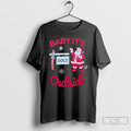 Classic Santa Claus Baby Its Outside Sold Sign Merry Christmas
