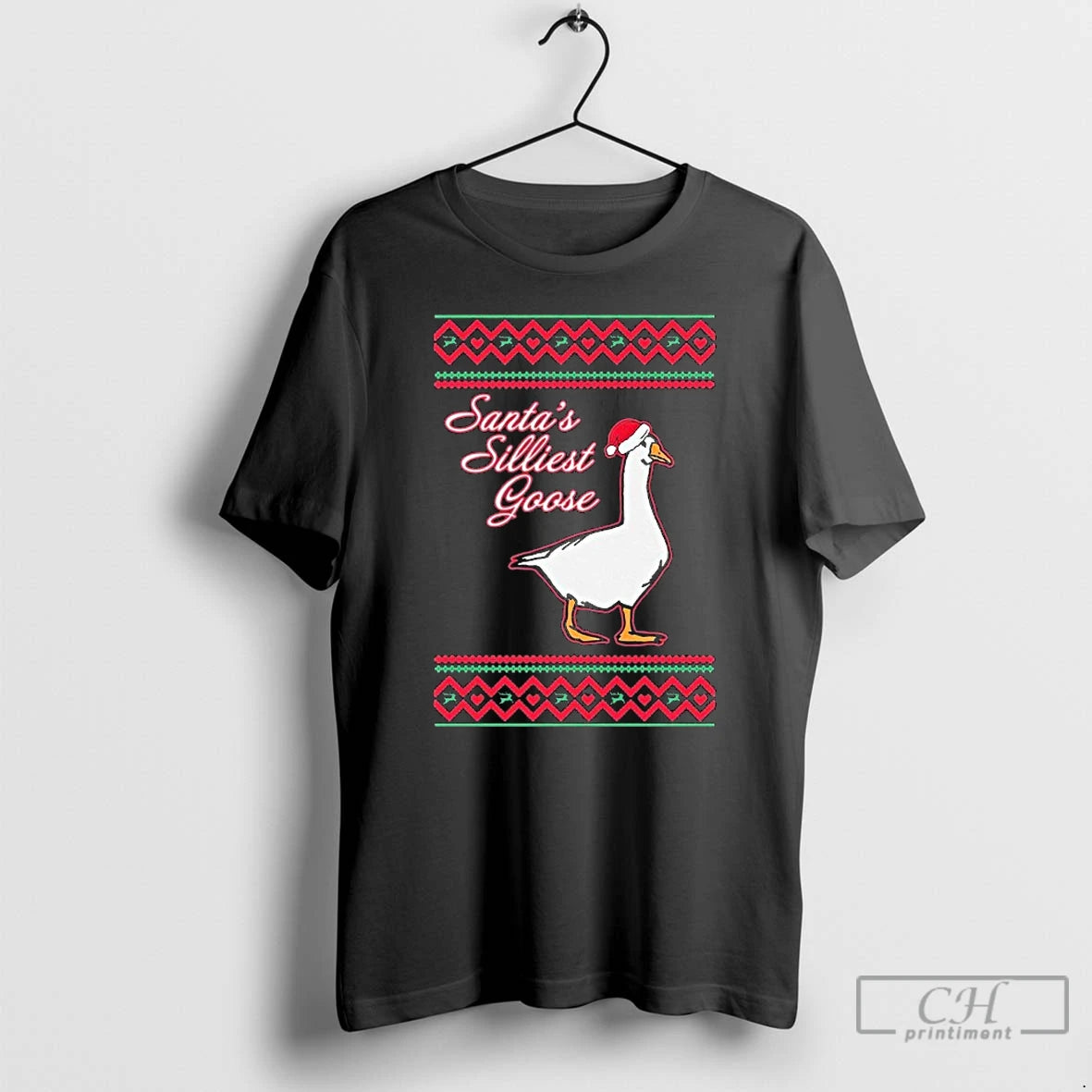 Classic Santas Silliest Goose Tacky Ugly Christmas