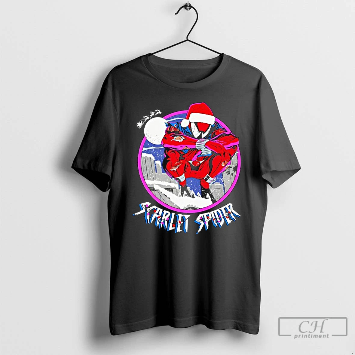 Classic Scarlet Spider Santa Christmas