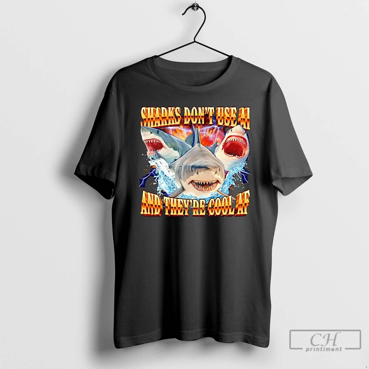 Classic Sharks Dont Use Ai And Theyre Cool Af Christmas