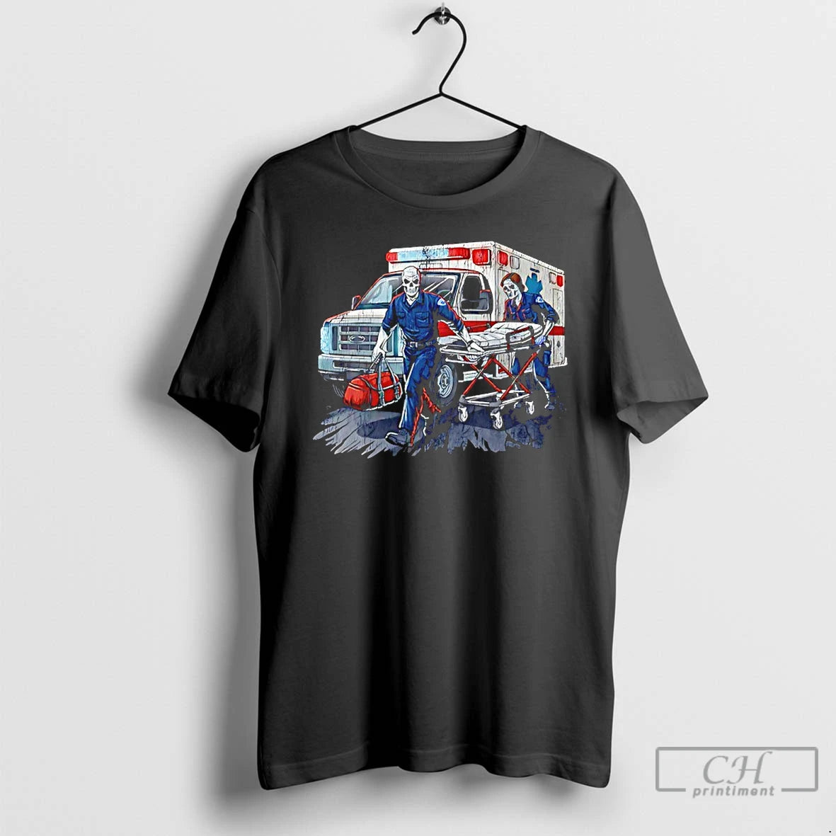Classic Skeleton Paramedic Vintage