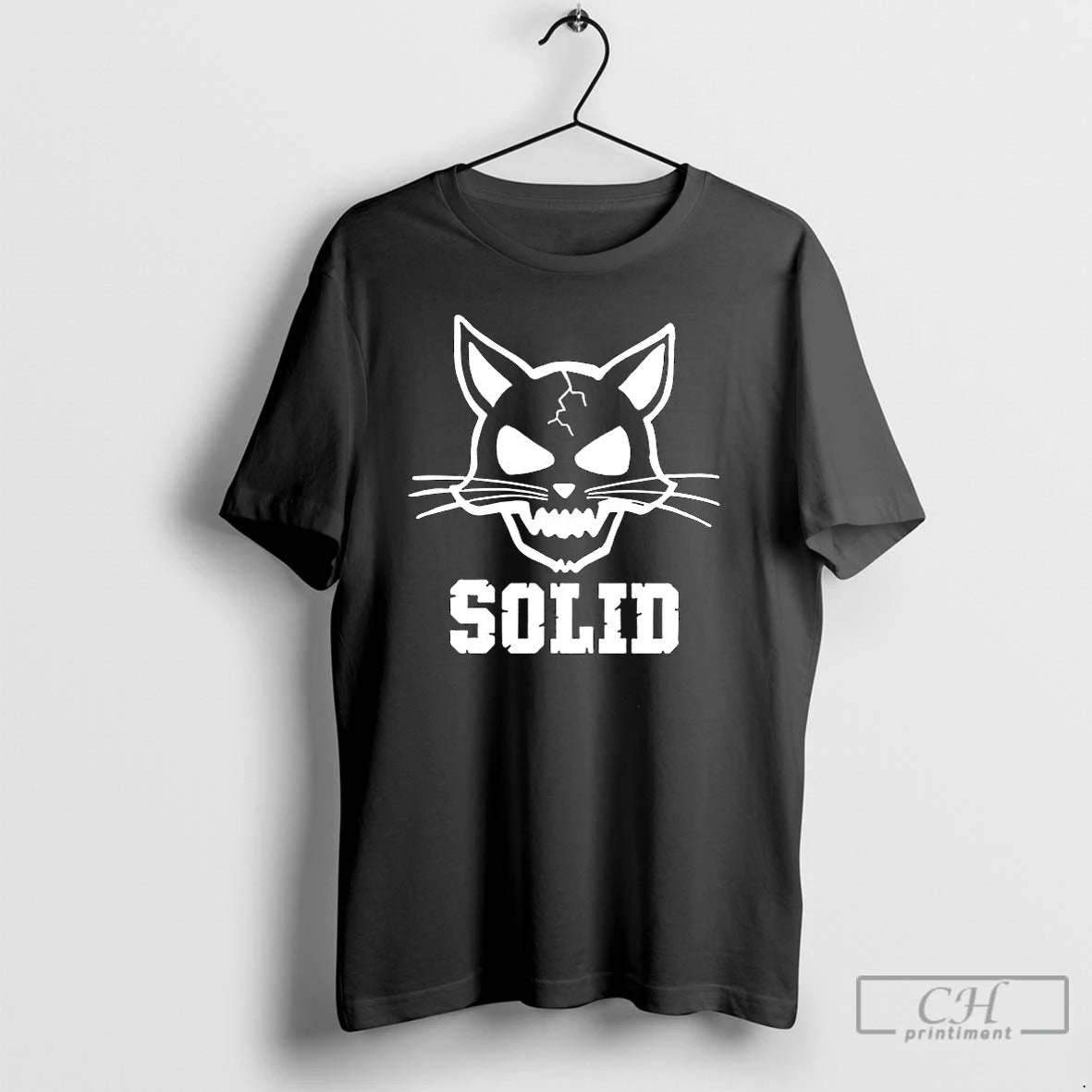 Classic Solid Cat Growled Logo